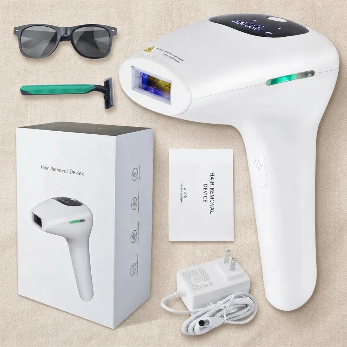 Premium IPL hair removal device with LCD screen – photo 2