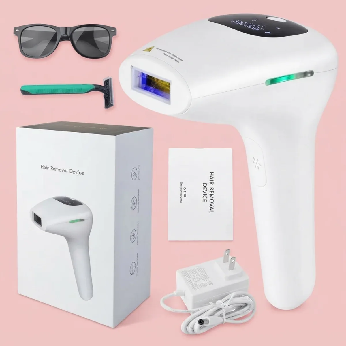 Premium IPL hair removal device with LCD screen – photo 4