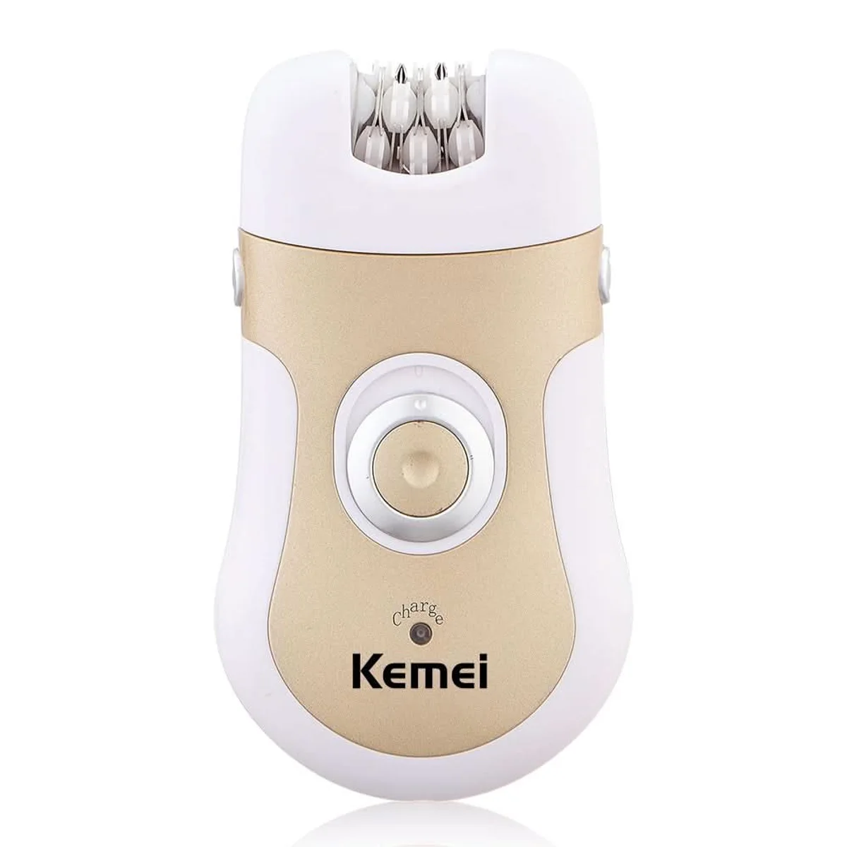 Kemei BS-903 lady epilator in gold and white
