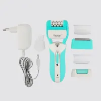 Kemei KM-6198B 3-in-1 Epilator, Shaver & Callus Remover